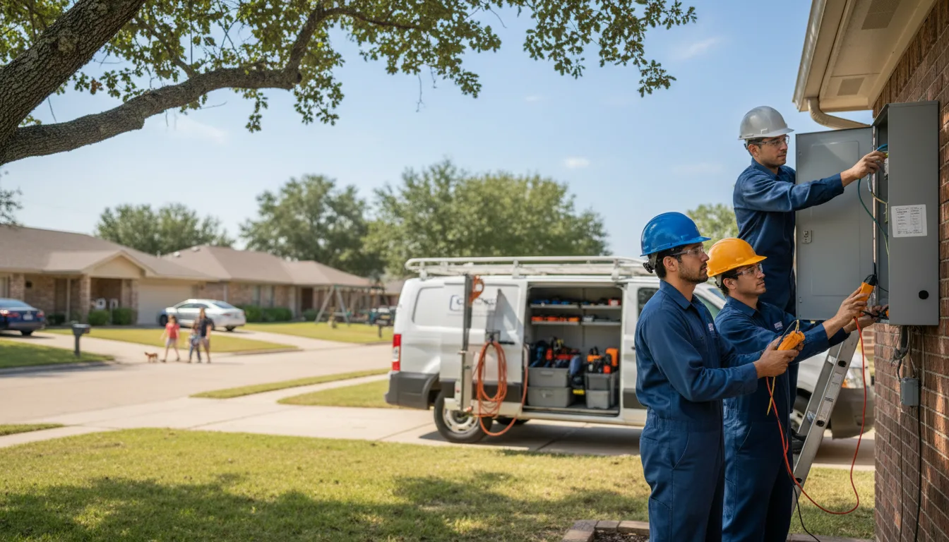 Certified electrician providing emergency electrical services in Etna, OH